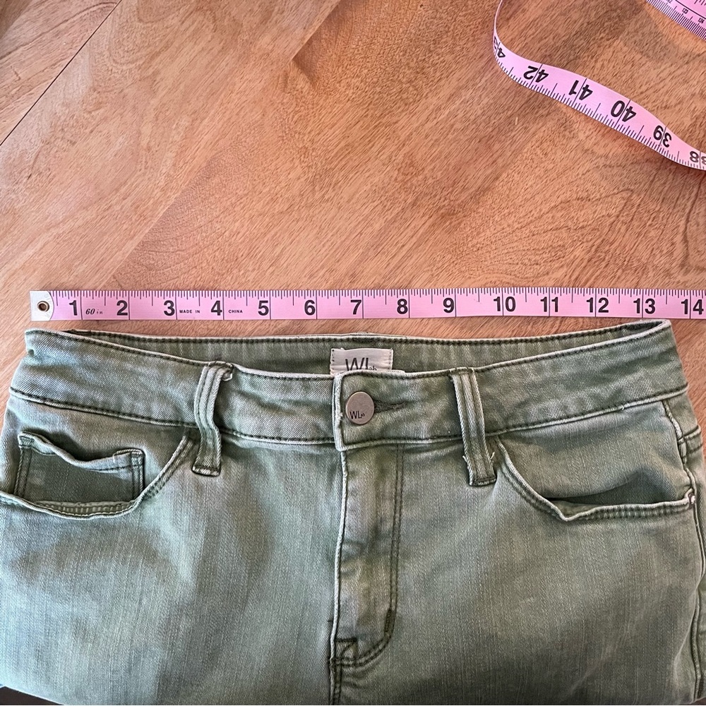 Wash Lab Green Denim Jeans - Picture 11 of 11